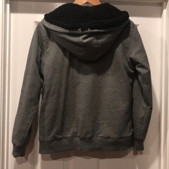 Quiksilver Sweatshirt jacket size medium 10 - 12 - Picture 4 of 6